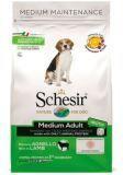 Schesir 12кг Adult Medium с Ягненком Корм для взрослых собак средних пород