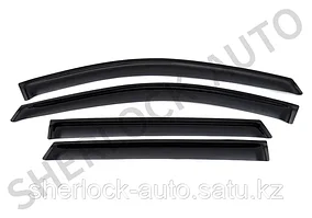 Дефлекторы окон (Ветровики) для Mitsubishi Pajero 4 2007+
