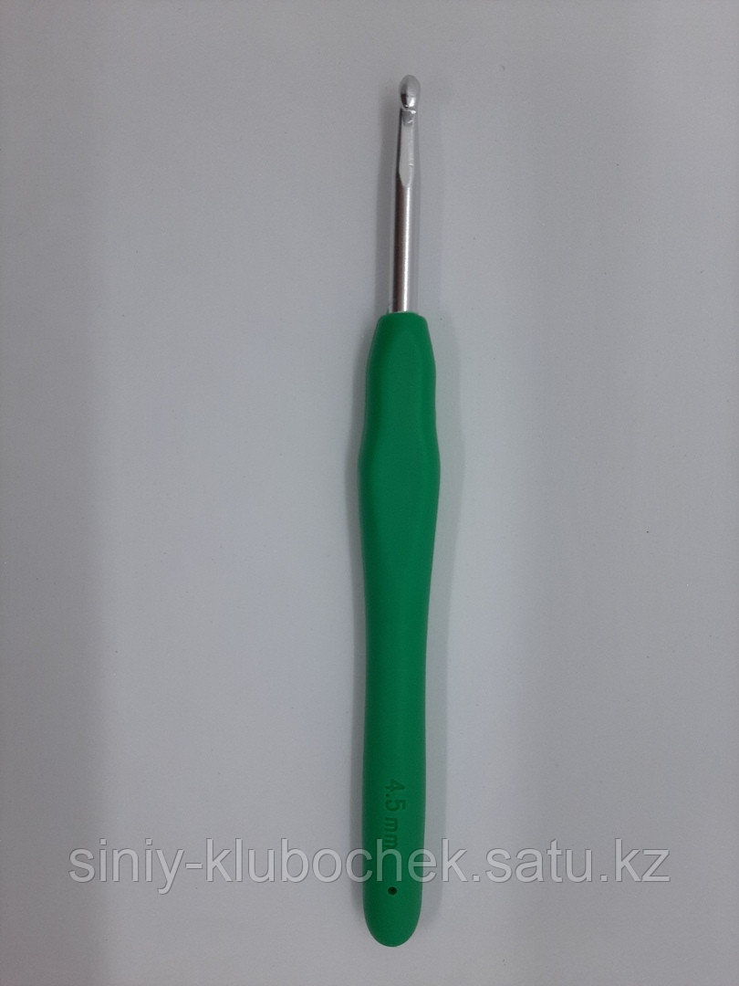 Крючки для вязания алюминиевые Maxwell с резиновой ручкой 4,5 мм - фото 1 - id-p92302668