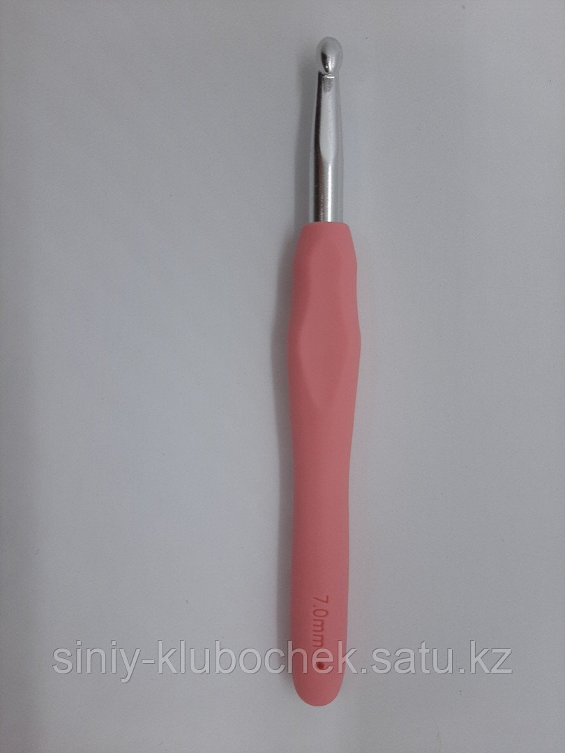 Крючки для вязания алюминиевые Maxwell с резиновой ручкой 7,0 мм - фото 1 - id-p92302678