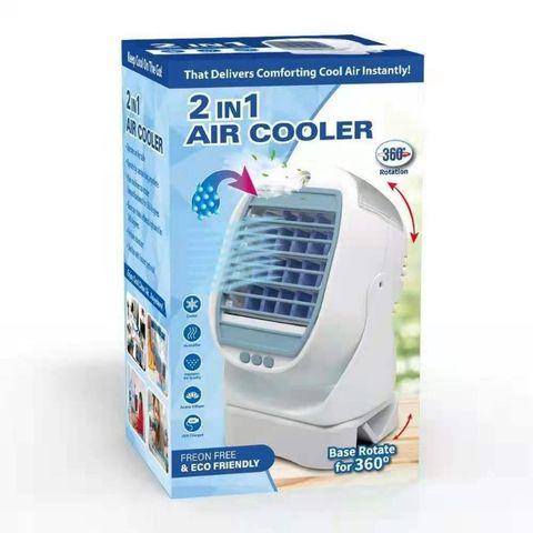 Охладитель-увлажнитель воздуха аккумуляторный TOBI 360° Air Cooler 2-в-1 с аромадиффузором - фото 1 - id-p92303374