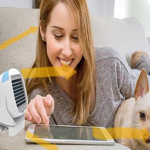 Охладитель-увлажнитель воздуха аккумуляторный TOBI 360° Air Cooler 2-в-1 с аромадиффузором - фото 4 - id-p92303383