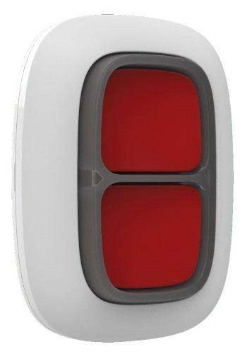 Ajax DoubleButton - Беспроводная экстренная кнопка (белый, чёрный).
