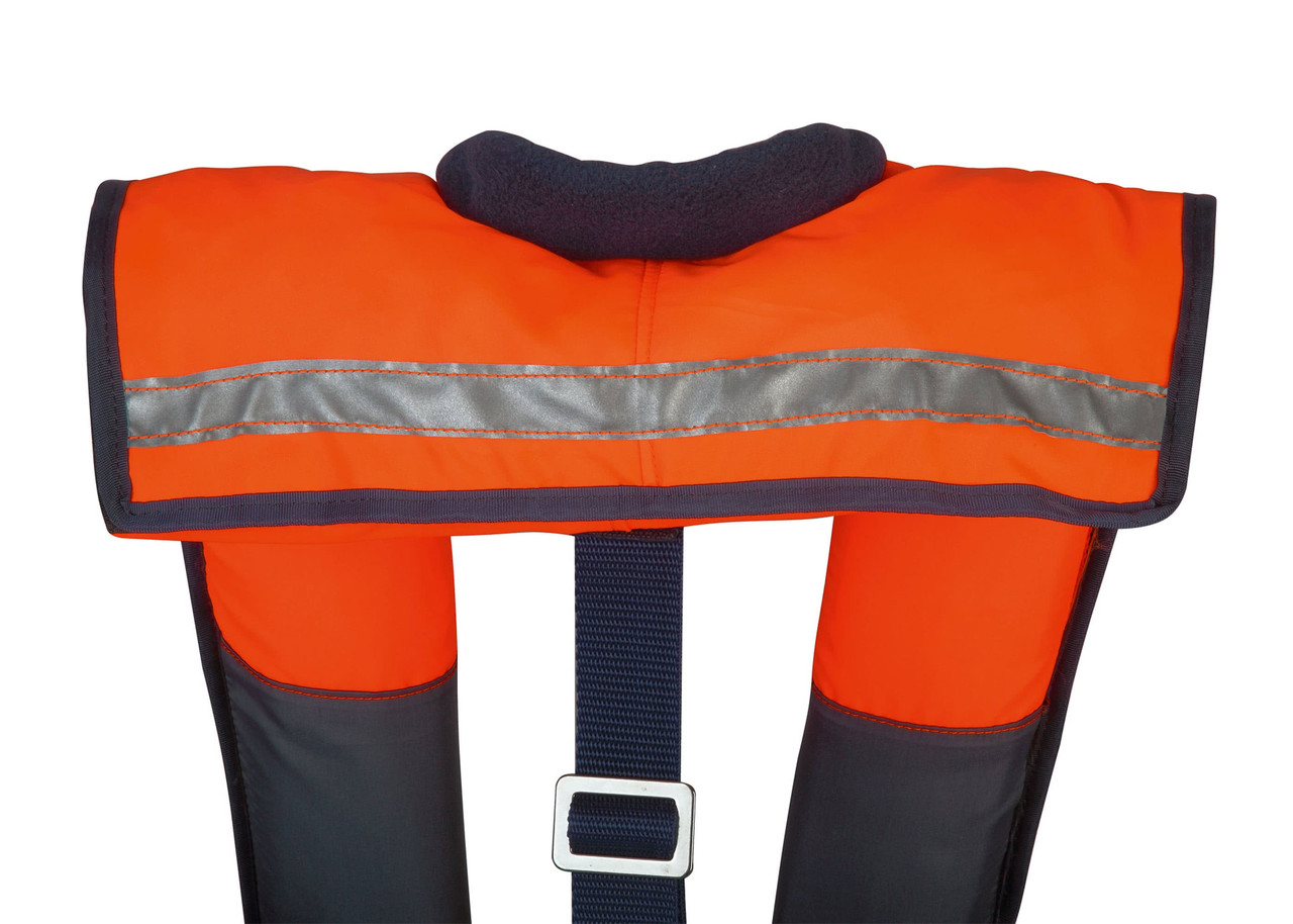 Спасательный жилет SECUMAR VIVO 100N (>50кГ)(баллон CO²-22г.)(синий/оранжевый) R 30380 - фото 3 - id-p62042914
