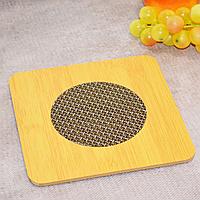 Подставка под горячее деревянная квадратная