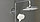 Душевая система Hansgrohe Croma Select E  с термостатом Хром Белая (27352400), фото 2