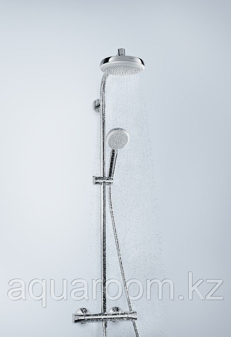 Душевая система Hansgrohe Crometta с термостатом Хром Белая (27264400) - фото 5 - id-p92317433