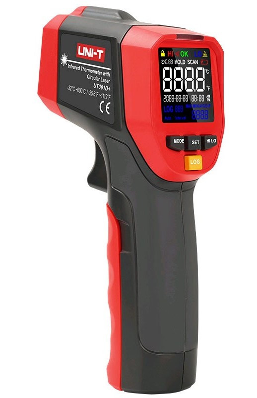 Термометр инфракрасный (пирометр) UNI-T UT301D+ (-32°С +600°С). Внесён в реестр РК