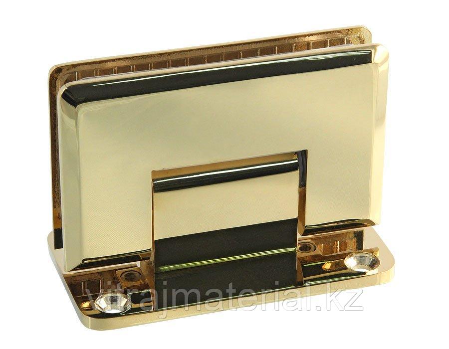 Петля стена-стекло центральное крепление монтажной пластины | FGD-55 SUS304/TP | Золотая
