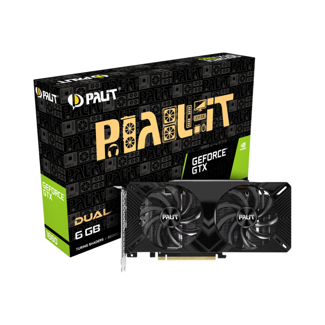 PALIT GTX1660 DUAL 6G, Видеокарта - фото 3 - id-p92329002