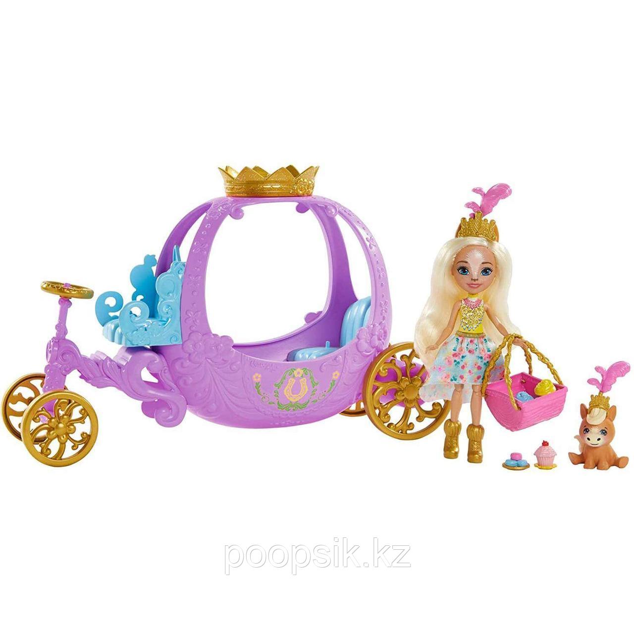 Enchantimals Королевская карета с куклой Пеолой Пони, GYJ16