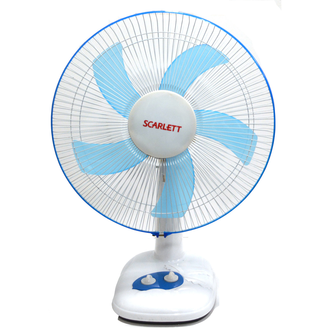 Настольный вентилятор вращающийся электрический Scarlett YL-0133 голубой