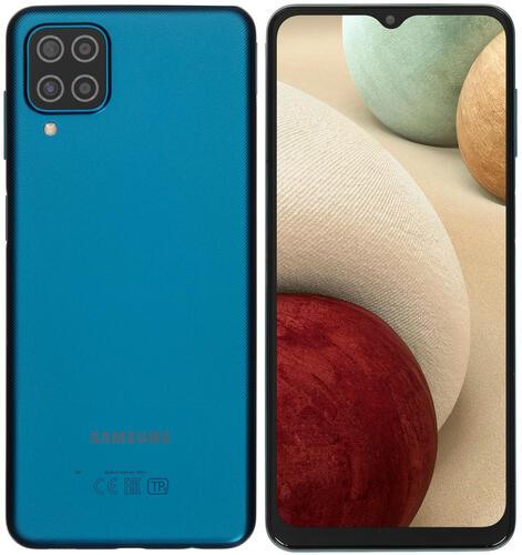 Смартфон Samsung Galaxy A12 32 ГБ синий (SM-A125FZBUSKZ) - фото 1 - id-p92331590