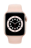 Смарт часы Apple Watch Series 6 GPS, 40mm Gold Aluminium Case with Pink Sand Sport Band - Regular