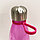 Бутылочка пластиковая с резиновой ручкой для напитков do your best 700 мл розовая, фото 4
