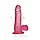 Фаллоимитатор - Crystal Dildo Small Lovetoy (15*3.5) розовый, фото 6
