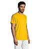 Футболка Sols Regent S, желтая, фото 9