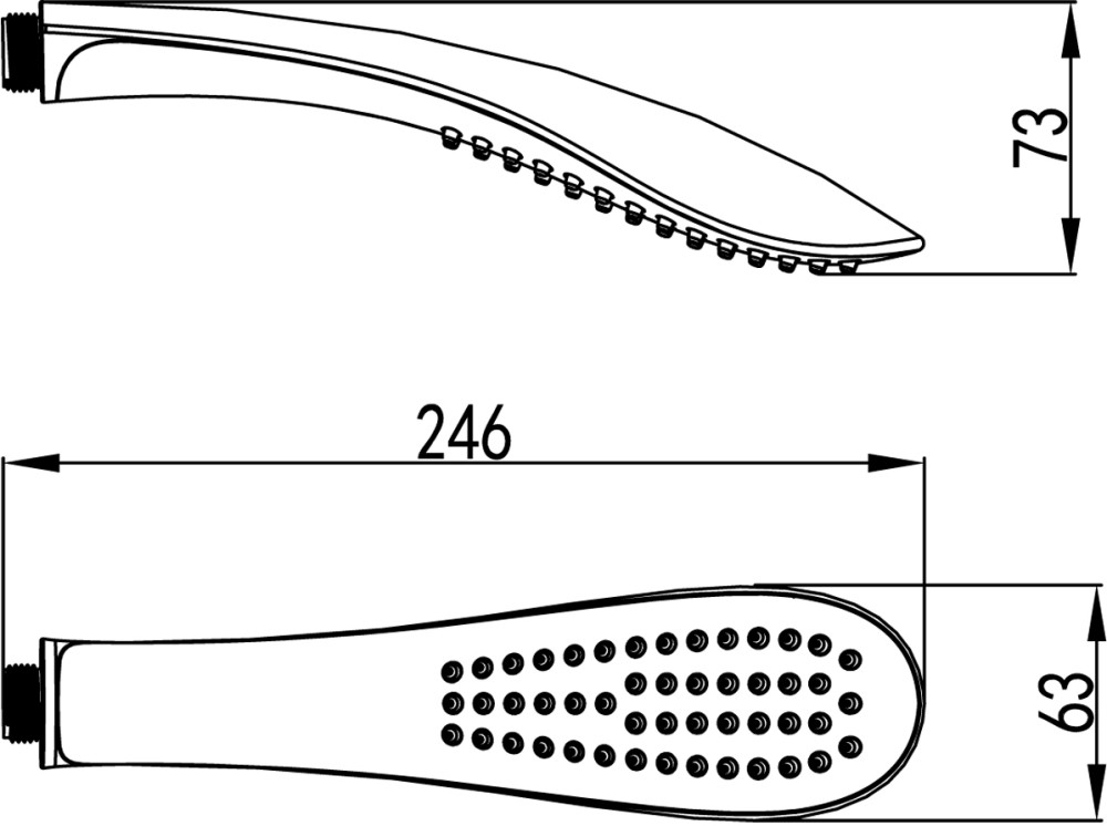 Душевая лейка Lemark LM8006C - фото 2 - id-p92352772