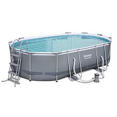 Каркасный бассейн Bestway Steel Pro MAX (56448) 4.88m x 3.05m x 1.07m Oval Pool Set