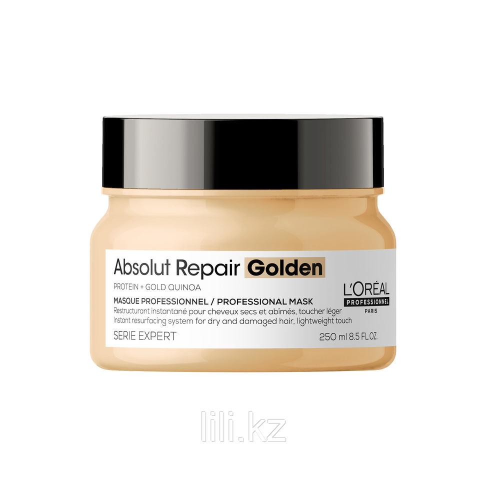 Маска с золотой текстурой для восстановления поврежденных волоc L'Oreal Absolut Repair Gold Masque 250 мл.