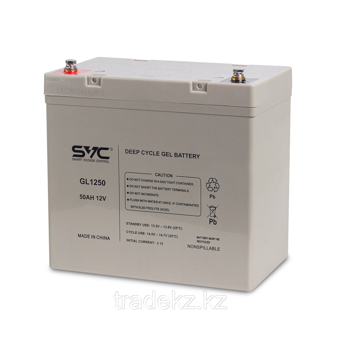 Аккумуляторная батарея SVC GL1250 12В 50 Ач (размер 230*138*174 мм)