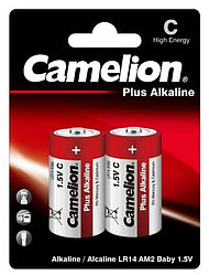 Батарейка Camelion Plus Alkaline типа C/LR14, 2шт