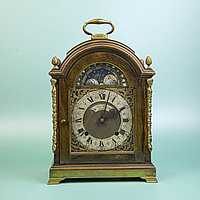 Английские кабинетные часы с лунным календарем.​ Smith Clocks Empire. ​ Настольные часы с механизмом