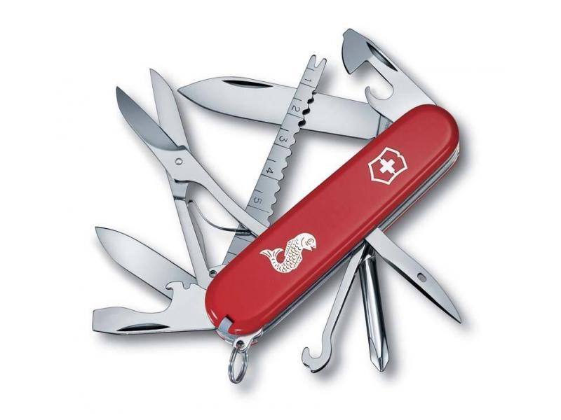 Нож VICTORINOX Мод. FISHERMAN (91мм) - 17 функций, R 18827