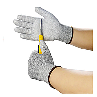 Перчатки рабочие с кибларовой нитью, защита от порезов
