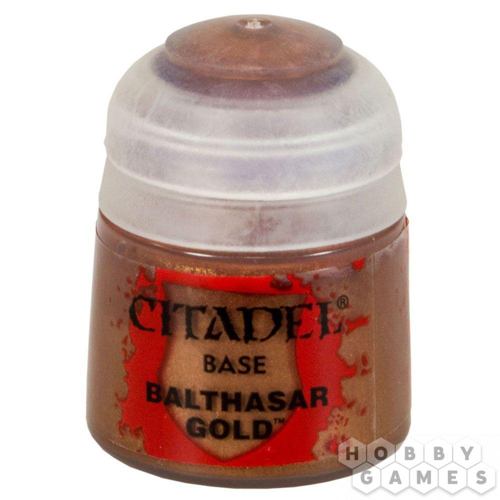 Краска Citadel: База: золото Бальтазара (BASE: BALTHASAR GOLD (12ML))