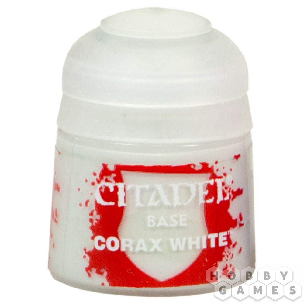 Краска Citadel: База: коракс белый (BASE: CORAX WHITE (12ML)