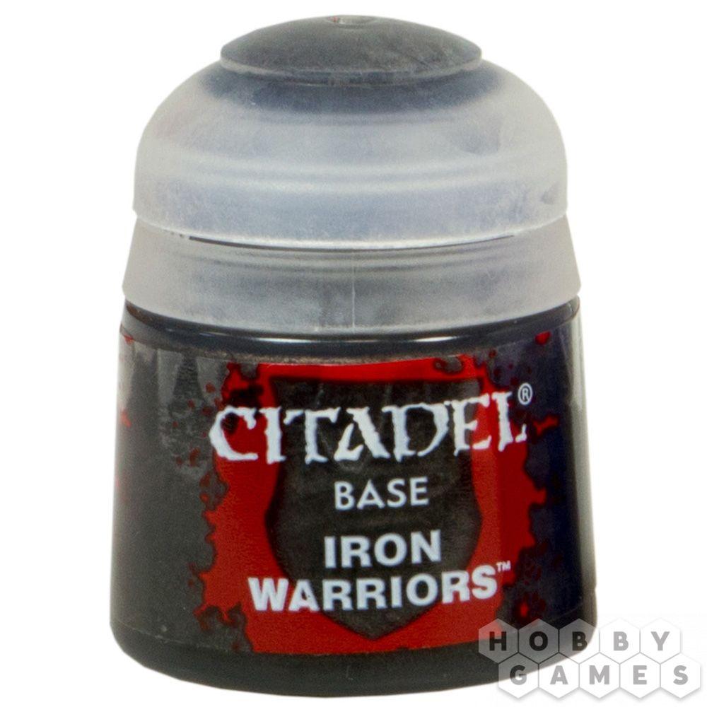 Краска Citadel: База: железные воины (BASE: IRON WARRIORS (12ML)), фото 1