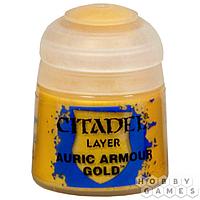 АКСЕССУАРЫ ВАРХАММЕР: Баночка с краской: Золотоые доспехи (Paint Pot: Auric Armour Gold), арт 22-62