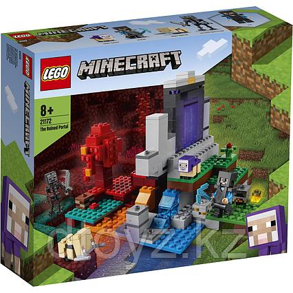 Lego Minecraft Разрушенный портал 21172
