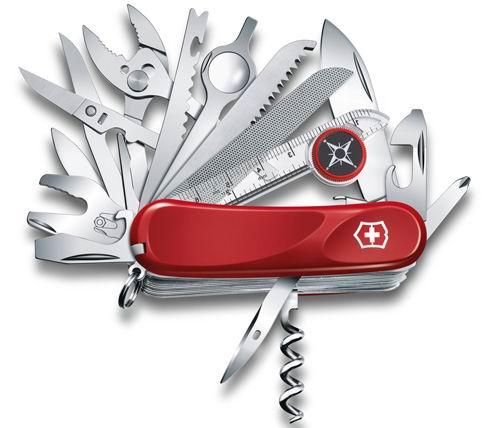 Нож VICTORINOX Мод. Evolution Security 54 (85мм) - 36 функции, красный R 18977