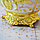 Подставка для зубочисток перламутровая Яйцо Фаберже растительный узор золотистый белая, фото 7
