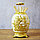 Подставка для зубочисток перламутровая Яйцо Фаберже узор золотистый павлин белая, фото 3