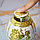Подставка для зубочисток перламутровая Яйцо Фаберже узор золотистый павлин белая, фото 6