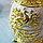 Подставка для зубочисток перламутровая Яйцо Фаберже узор золотистый павлин белая, фото 9