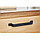 Мебельная ручка скоба 128мм RIO, отделка черный матовый, фото 3