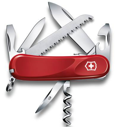 Нож VICTORINOX Мод. Evolution Security 13 (85мм) - 16 функций, красный R 18972