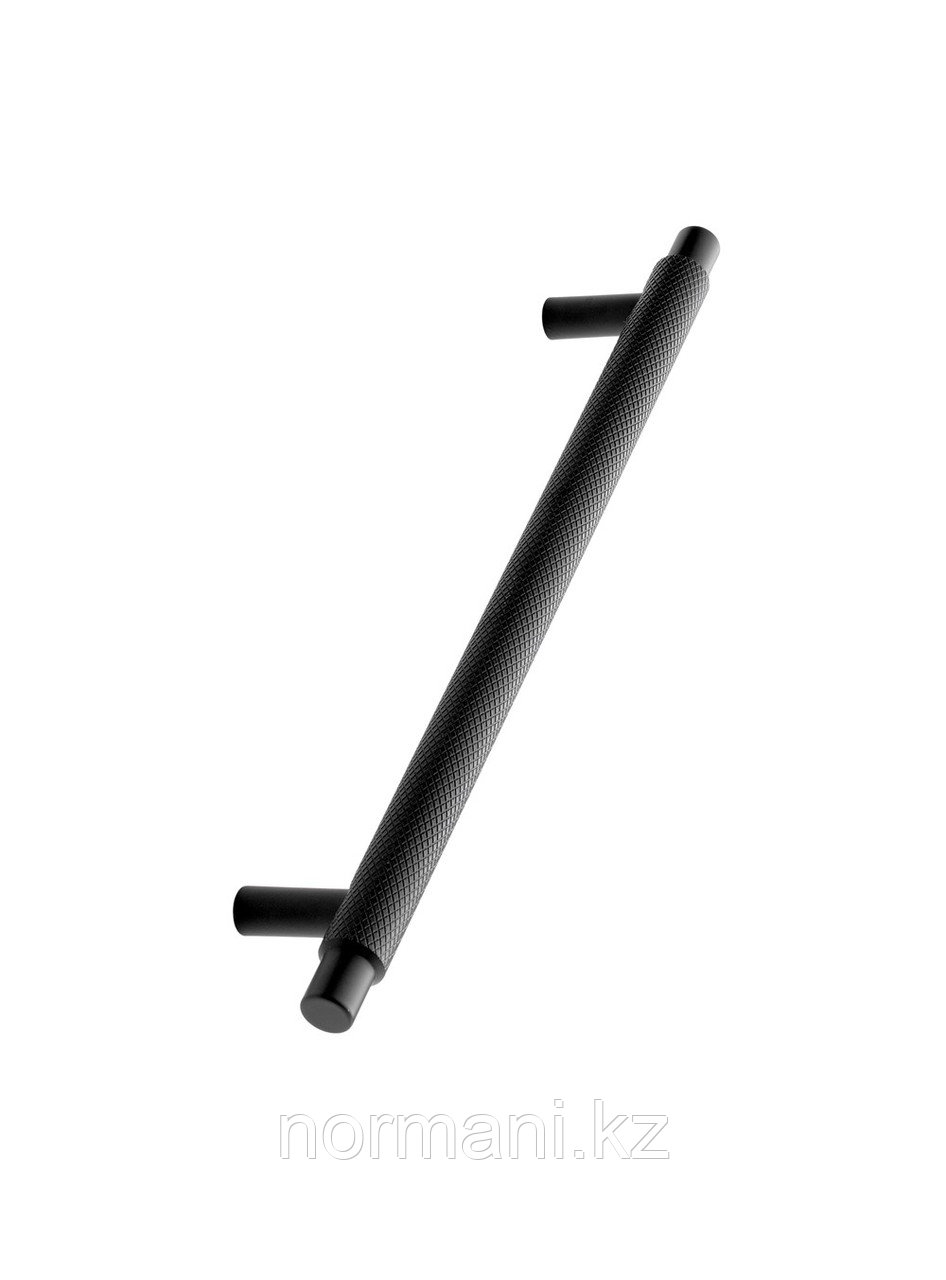 Мебельная ручка скоба 192мм MANOR, отделка черный матовый
