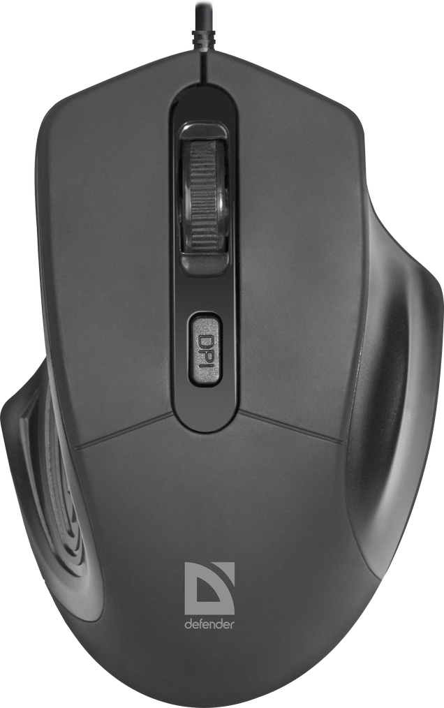 Defender 52347 Мышь проводная оптическая Datum MB-347 черный,4 кнопки, 800-1600 dpi