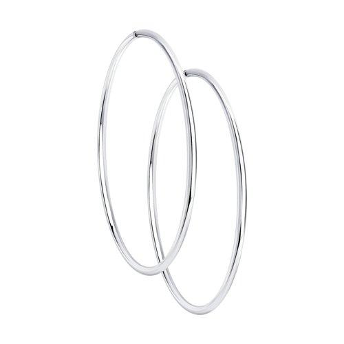 Серьги SOKOLOV , без вставок, конго, гладкое 94140047