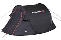 Палатка HIGH PEAK Мод. VISION 2 (2-x местн.)(235x140x100см)(1,86кГ)(нагрузка: 2.000мм)(черный), R89087