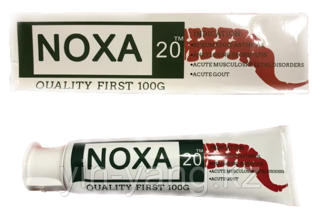 Мазь Noxa 20 (Ноха) обезболивание при суставных заболеваниях, 100г