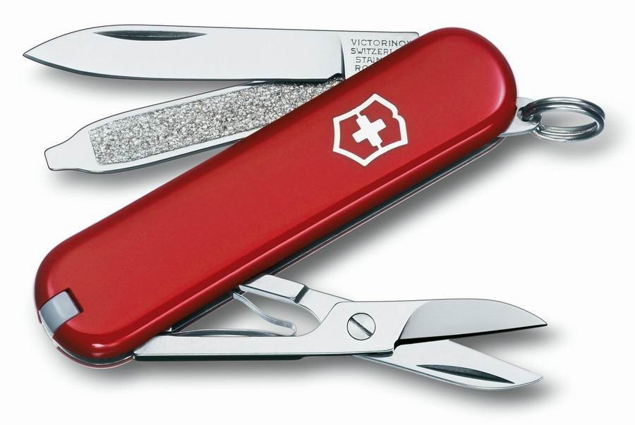 Нож VICTORINOX Мод. CLASSIC SD (58мм) - 7 функций, красный R 18134