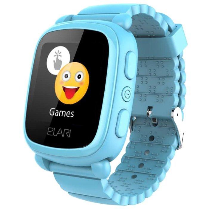 Смарт часы Elari KIDPHONE 2 голубой - фото 1 - id-p92378780