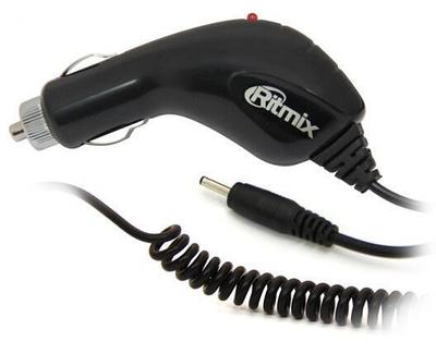 Автомобильное зарядное устройство Ritmix RM-002RMD, для планшетов Ritmix, 12V -&gt; 5V/2A, черный
