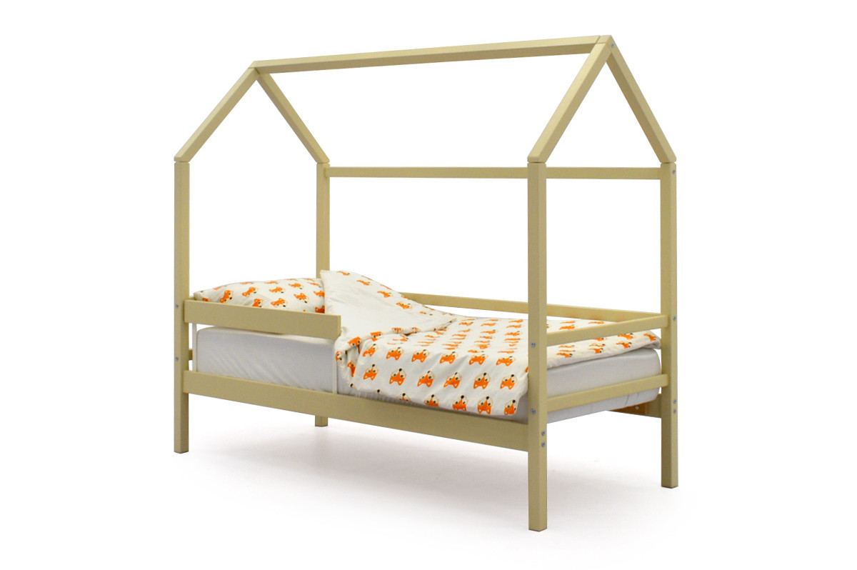 Кровать домик “Svogen ” бежевая